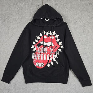 Evol Love Is A Drug Hoodie Black/ Red Size XS